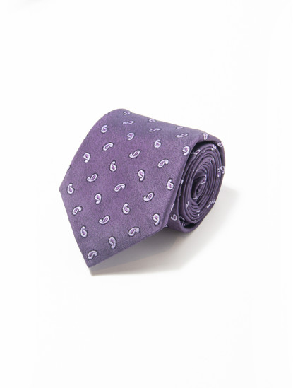 Patrick Hellmann CollectionPurple Tie 100% Silkimage789
